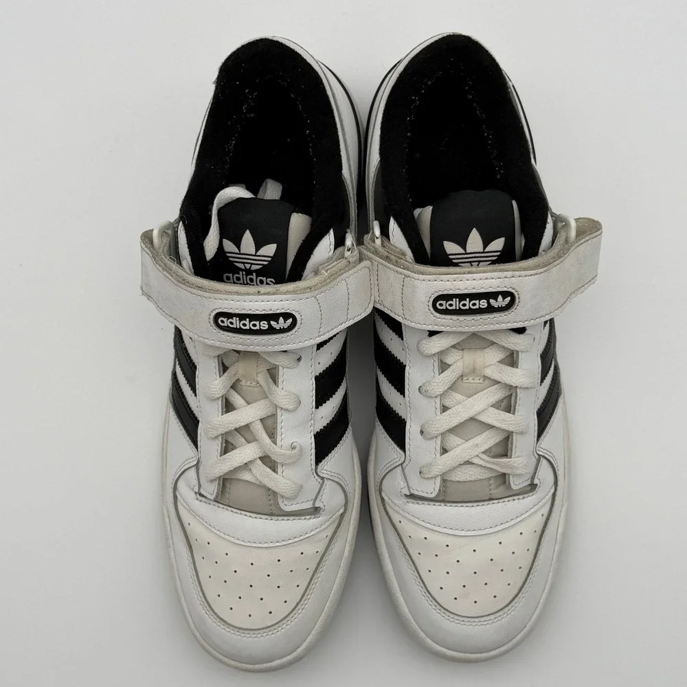 Adidas Forum Low Clean White Black FY7757 Size 12